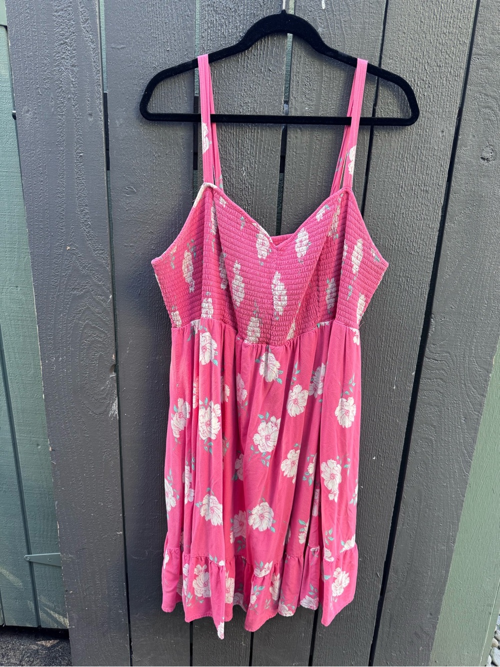 Torrid Coral Pink Flowy Floral Sundress, Size 3